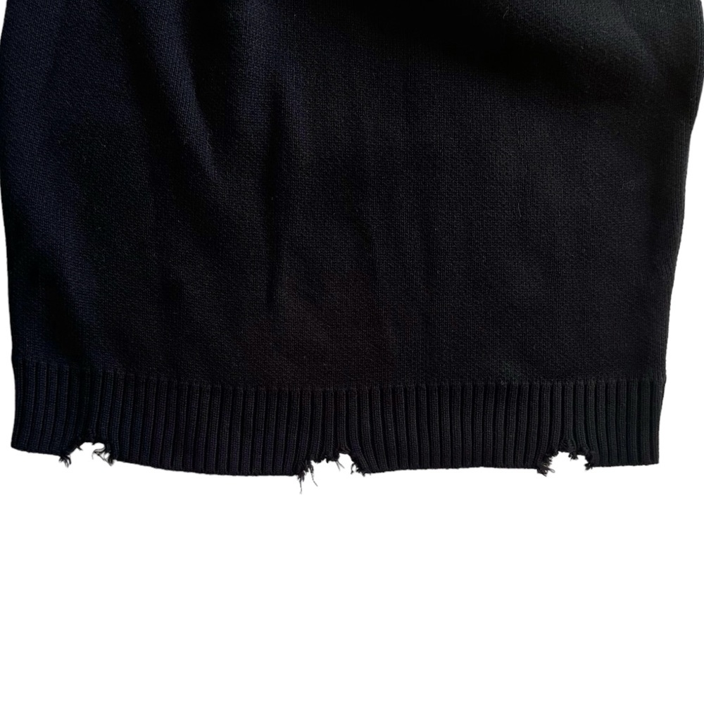 Broken Promises NWT Hoodie Graveyard Knit Sweater Top - Picture 6 of 13